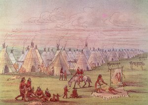 Pueblo Comanche de George Catlin